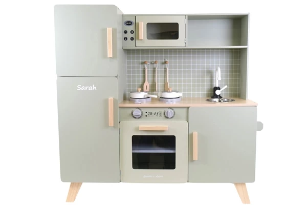 Voor kinderkeuken XL Modern retro groen