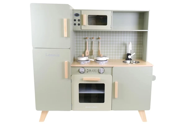 Voor kinderkeuken XL Modern retro groen