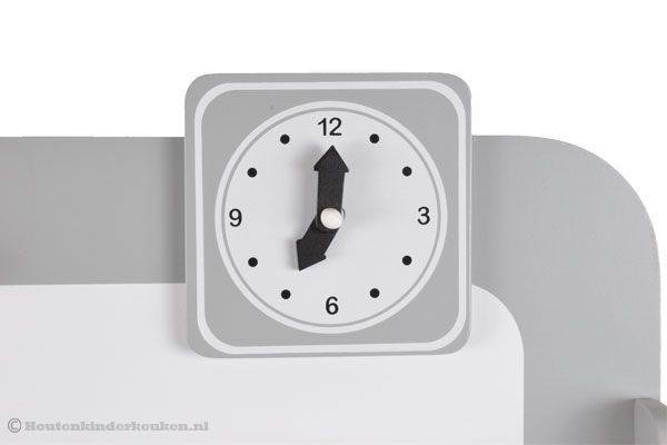 De wijzers kunnen versteld worden.