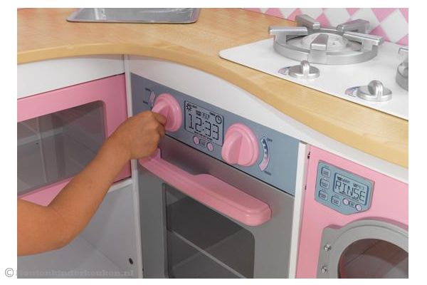 Draaiknoppen en doorkijkvenster oven.