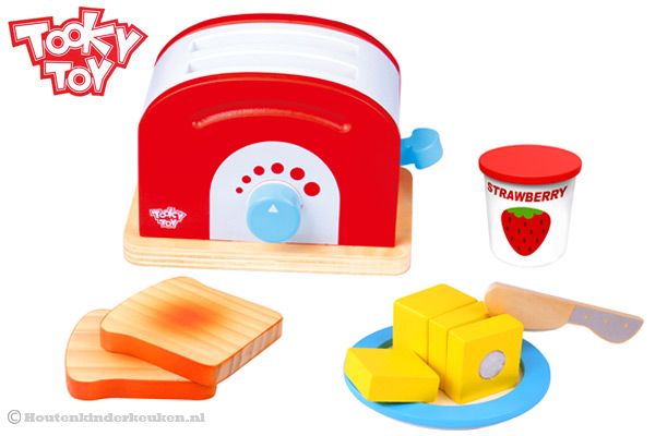 Complete broodrooster set van Tooky Toy.