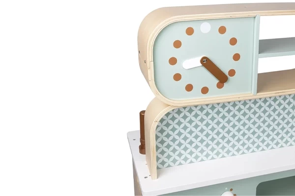 Een klok met draaibare wijzers