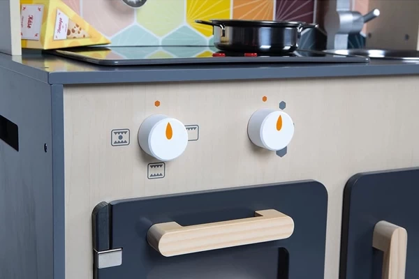 Draaibare knoppen met klikgeluid