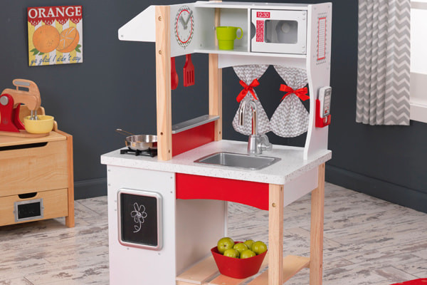 Krijtbord op de zijkant