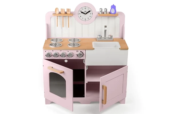 Een oven en opbergruimte