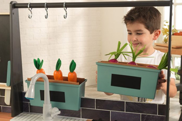 De groenten kunnen geoogst worden.