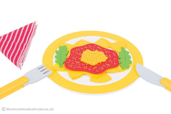 Heerlijke pasta met saus.