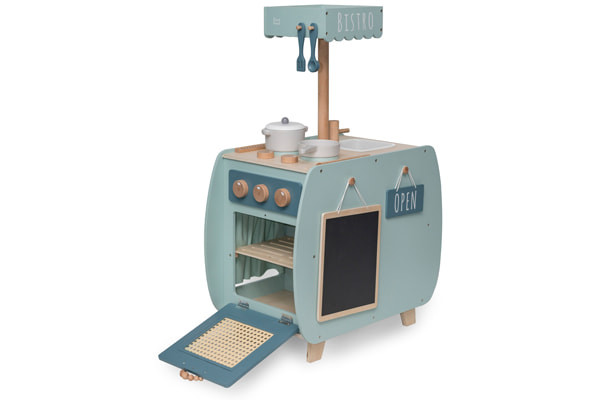 Oven met kookplaat erboven